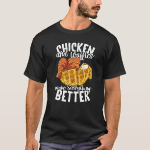 Chicken And Waffles Brunch Food T-Shirt