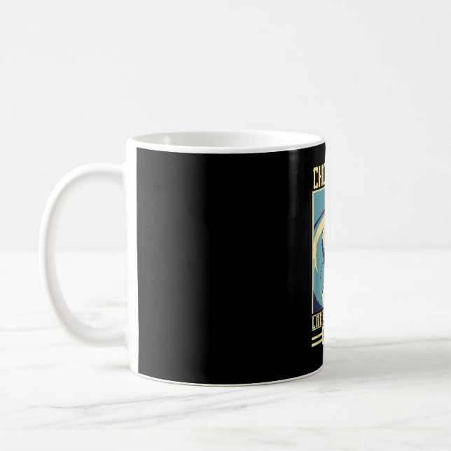 Chicken Animal Breakfast Quote Farmer Rooster  Coffee Mug (Left)
