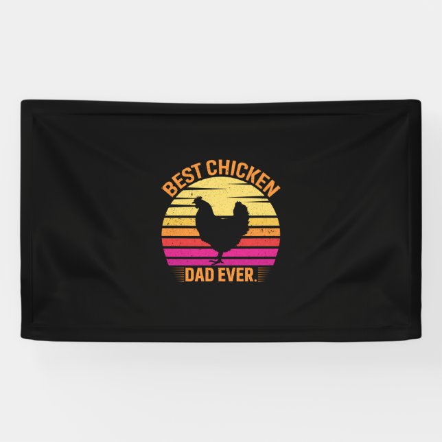 Chicken Art Best Chicken Banner (Horizontal)