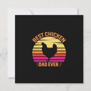 Chicken Art Best Chicken Holiday Card