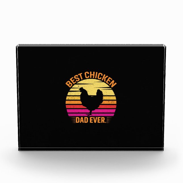 Chicken Art Best Chicken Photo Block (Front)