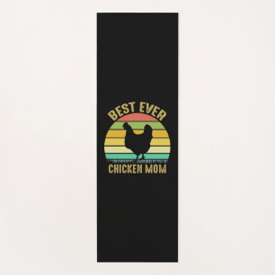 Chicken Art Best Ever Chicken Mum Yoga Mat
