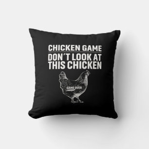 Chicken Art Chicken Game Cushion