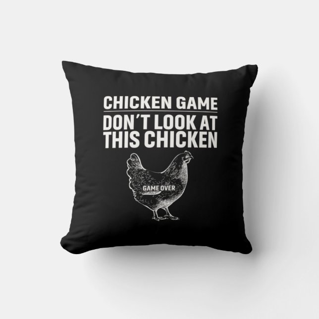 Chicken Art Chicken Game Cushion (Front)