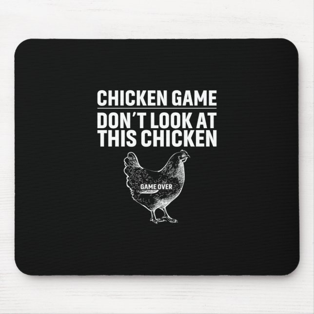 Chicken Art Chicken Game Mouse Pad (Front)