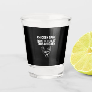 Chicken Art Chicken Game Shot Glass