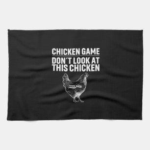 Chicken Art Chicken Game Tea Towel