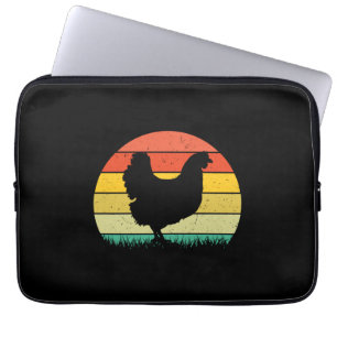 Chicken Art Chicken Retro Vintaage Laptop Sleeve