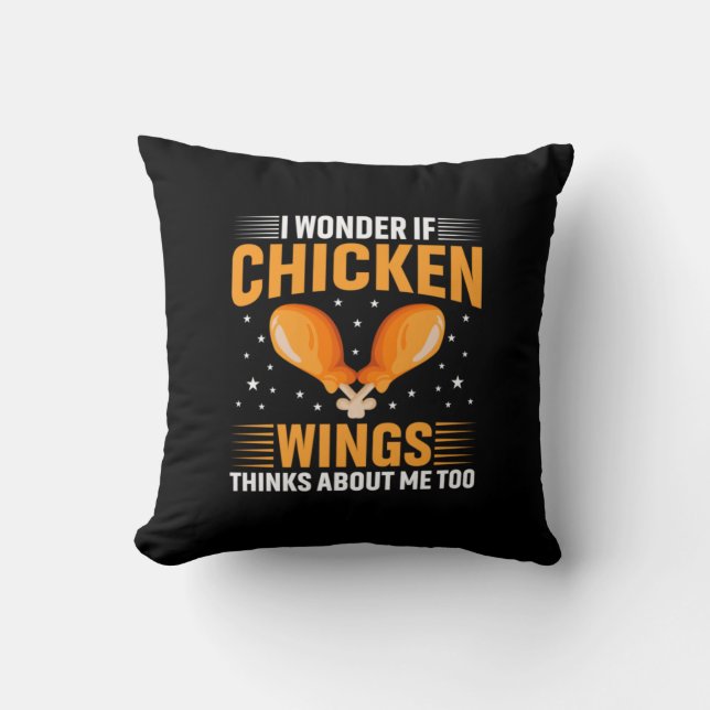 Chicken Art Chicken Wing Cushion (Front)