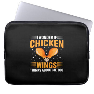 Chicken Art Chicken Wing Laptop Sleeve