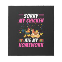 Chicken Art My Chicken Ate My Homework