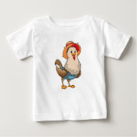 Chicken as Farmer with Hat