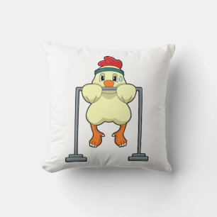 Chicken at Fitness Pull-ups Cushion