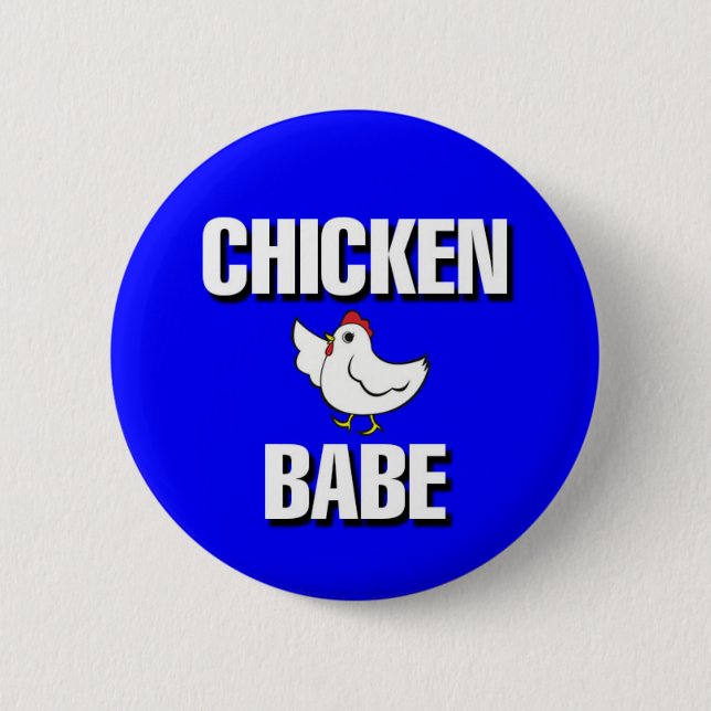 Chicken Babe Jeopardy category - The Golden Girls 6 Cm Round Badge (Front)