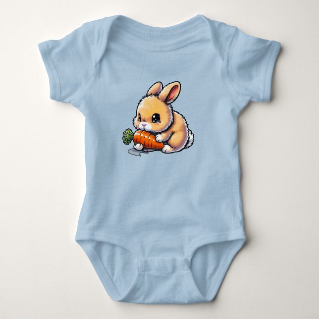 chicken baby bodysuit (Front)