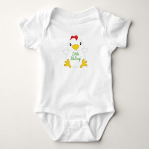 Chicken Baby Shower Farm Bodysuit