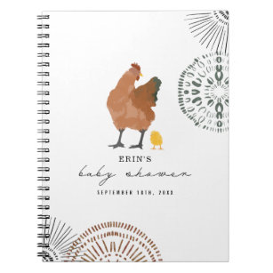 Chicken Baby Shower Guest Book