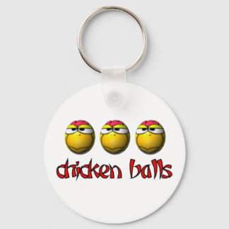 Chicken Balls Keychain