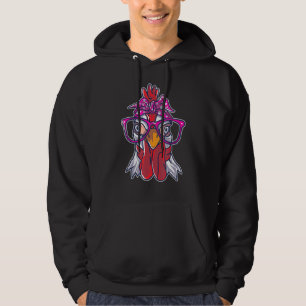 Chicken Bandanna Cute Farm Animals Farming Lover Hoodie