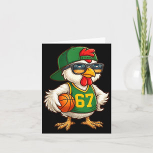 Chicken Basketball 67 Gen Alpha Slang Srts Men Boy Card