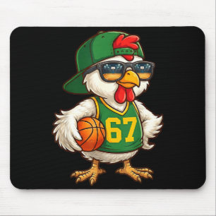 Chicken Basketball 67 Gen Alpha Slang Srts Men Boy Mouse Pad
