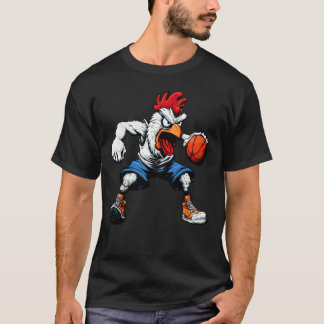 Chicken Basketball Player T-Shirt