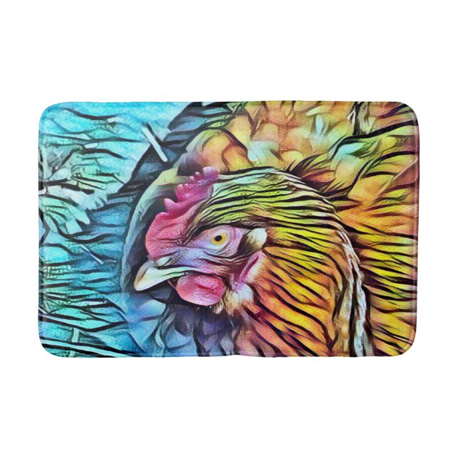CHICKEN    BATH MAT (Front)