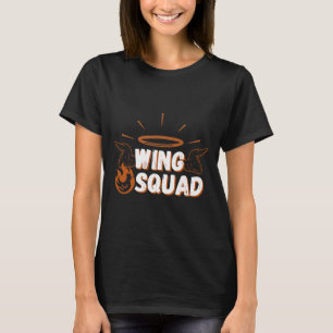 Chicken Bbq Wings Squad Family Party Wing Lovers T-Shirt
