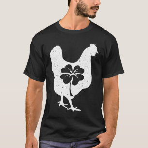 Chicken Bird Hen Shamrock St Patricks Day Saint Pa T-Shirt