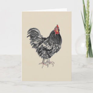 Chicken Blank Greetings Card