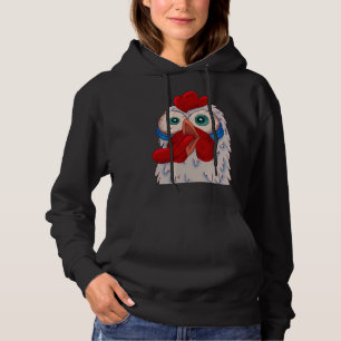 Chicken Bloodshot Hoodie