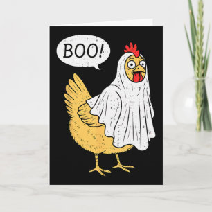 Chicken Boo Halloween Costume Farmer Boys Teens Gi Card