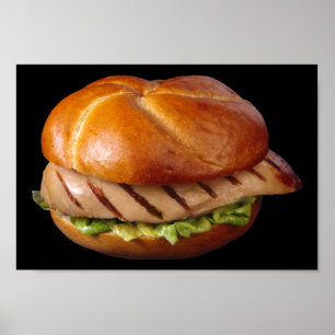 Chicken Breast Sandwich Poster
