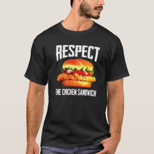 Chicken Burger Awareness Humour T-Shirt