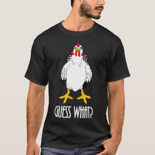Chicken Butt Design Front And Back Graphic Tee