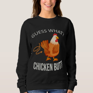 Chicken Butt Farm Animal Lover Sweatshirt