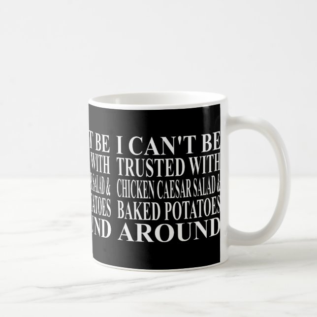 Chicken Caesar Salad Apparel Amazing Funny Potato  Coffee Mug (Right)