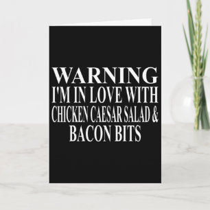 Chicken Caesar Salad Apparel Best Funny Con Bits D Card