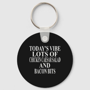 Chicken Caesar Salad Apparel Great Funny Con Bits  Key Ring