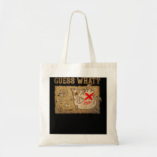 Chicken Chick Guess What Chicken Butt Funny 112 Ro Tote Bag