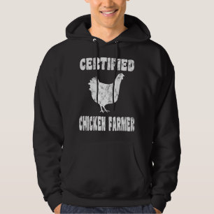 Chicken Chick Poultry Hen Farm Farmer Farming Egg Hoodie