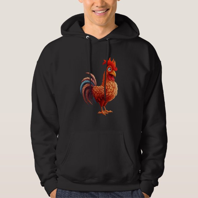 Chicken Chicken Breeder Poultry Farmers Farm Farme Hoodie (Front)