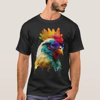 chicken chicken sunglasses vacation chicken fans p T-Shirt