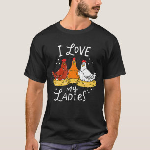 Chicken Chicks Eggs Farmer Funny T-Shirt