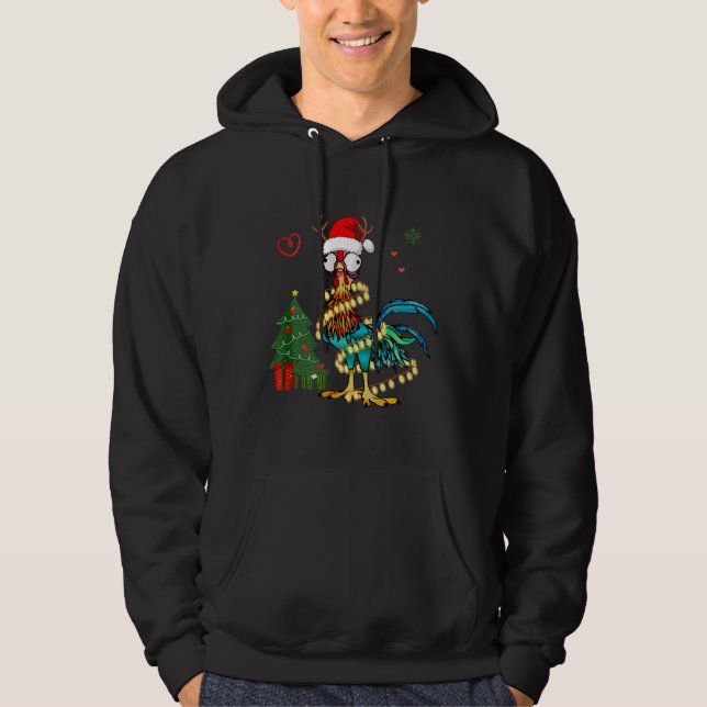 Chicken Christm Hoodie (Front)