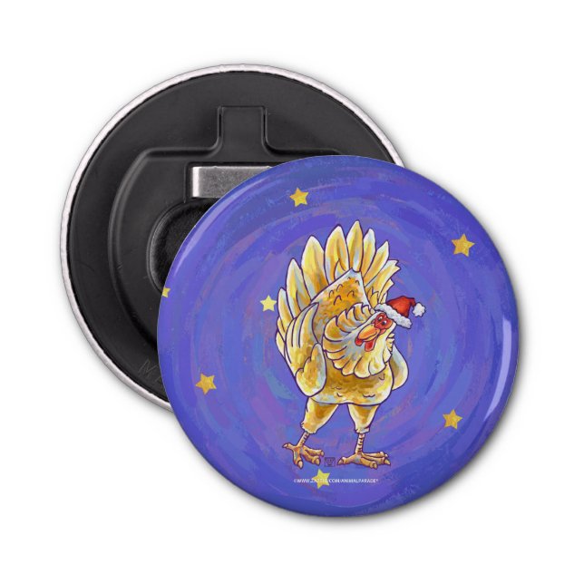 Chicken Christmas Bottle Opener (Front)