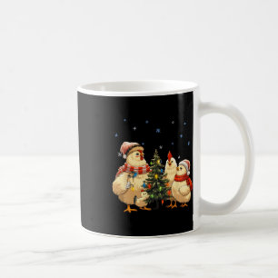 Chicken Christmas Lights Farm Animal Funny Xmas Me Coffee Mug