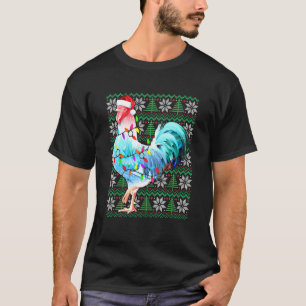 Chicken Christmas Pajama Light Sweater Xmas