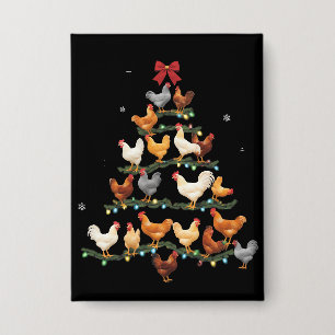 Chicken Christmas Tree Decor Xmas Chickens Lover