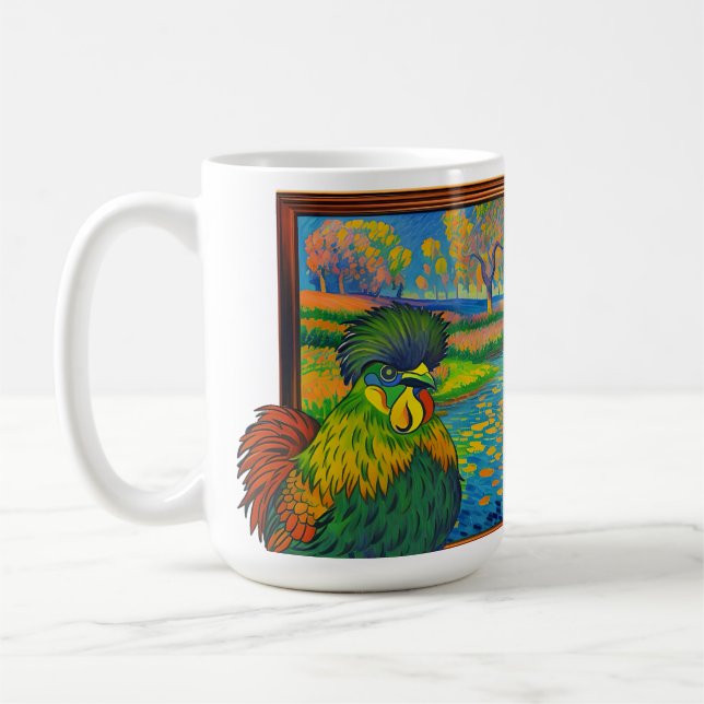 Chicken Circle Mug (Left)